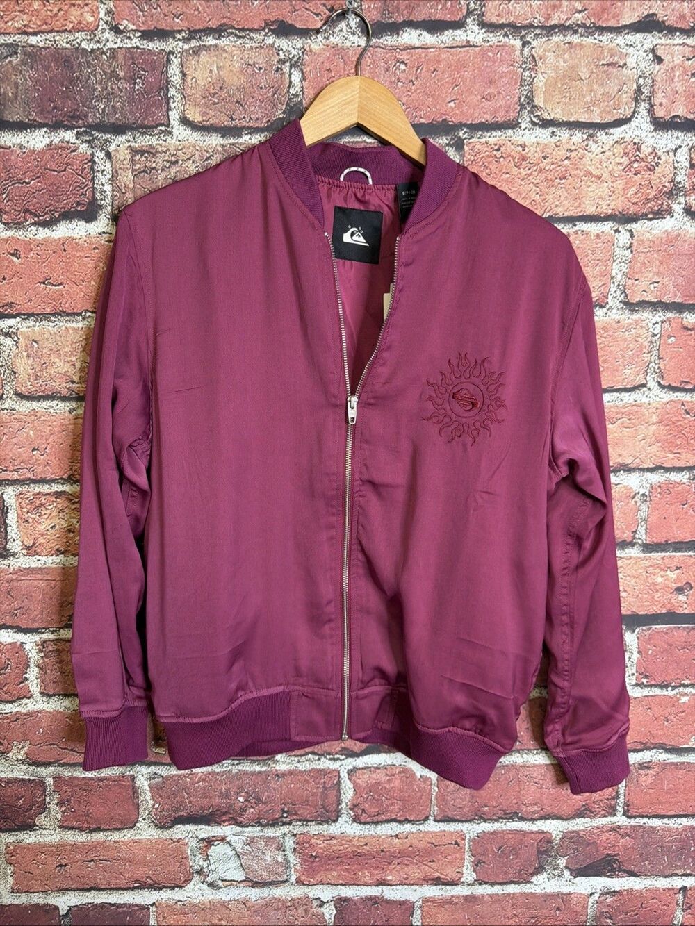 NWT New Quicksilver Womens Bomber Jacket Size S